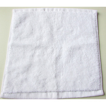 Square White Hotel Cotton Handkerchief/Towel